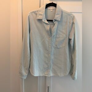 Cloth & Stone Sky Blue Collared Shirt